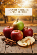 Couverture du livre de recettes Mouth-Watering Apple Recipes par Amy Tylor